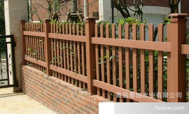 户外塑木板,塑木栅栏,用于户外园林庭院的围栏
