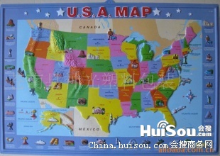 地理教学器材价格_供应美国地图,3D地图,吸塑
