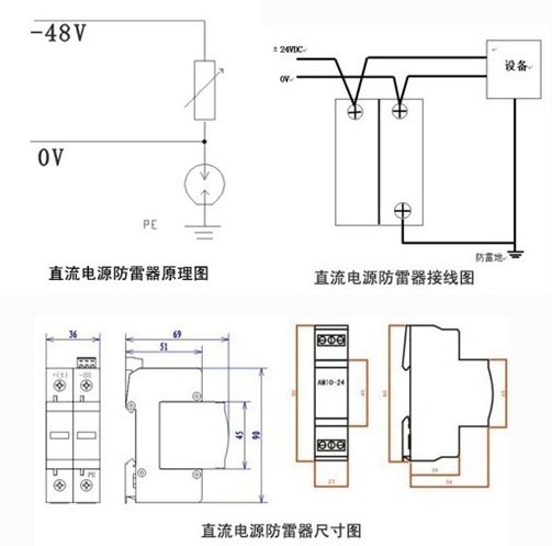 AM*-*型直流电源 避雷器用于防止雷电过电压和瞬态过电压对直流电源系统和用电设备造成的损坏,保护设备和使用者的安全。广泛用于移动通信基站、微波通信局(站)、电信机房、工厂、民航、金融、证券等系统的直流电源防护。