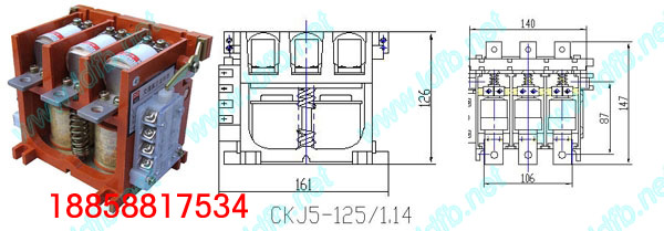CKJ5、CKJ系列真空接触器适用于交流50HZ,额定工作电压至1140V,额定工作电流125400A的电 力网络,供直接或远距离接 通和分断主电路之用。因主触头在高真空环境中工作,因此居有电弧不外露、体积小、重量轻、寿命长、维修周期长等优点,特别适宜于组成各种路灯控制器及工作 于油田、化工等场合。