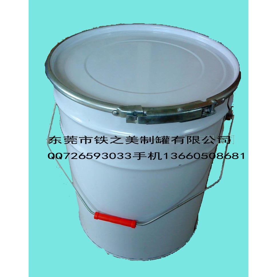 18l装油漆铁桶,18kg/公斤涂料铁桶,带抱箍工业铁罐